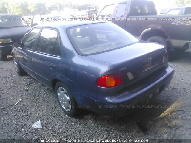 2T1BR12E6XC181361 - 1999 TOYOTA COROLLA VE/CE/LE 蓝色 照片 3