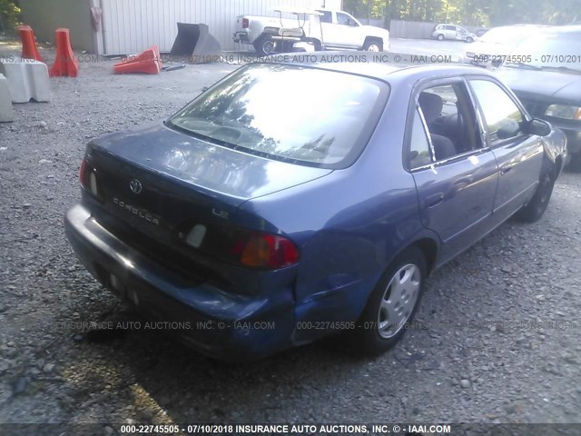 2T1BR12E6XC181361 - 1999 TOYOTA COROLLA VE/CE/LE 蓝色 照片 4