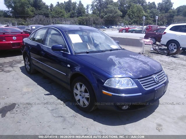 WVWRH63B03P382915 - 2003 VOLKSWAGEN PASSAT GLX 蓝色 照片 1
