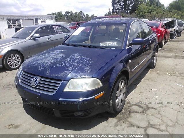 WVWRH63B03P382915 - 2003 VOLKSWAGEN PASSAT GLX 蓝色 照片 2