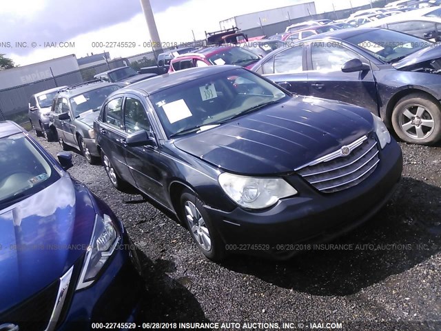 1C3LC46K87N516077 - 2007 CHRYSLER SEBRING BLACK photo 1