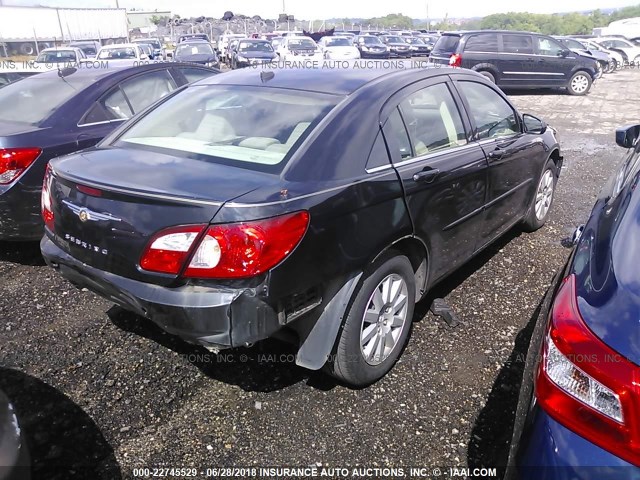 1C3LC46K87N516077 - 2007 CHRYSLER SEBRING BLACK photo 4