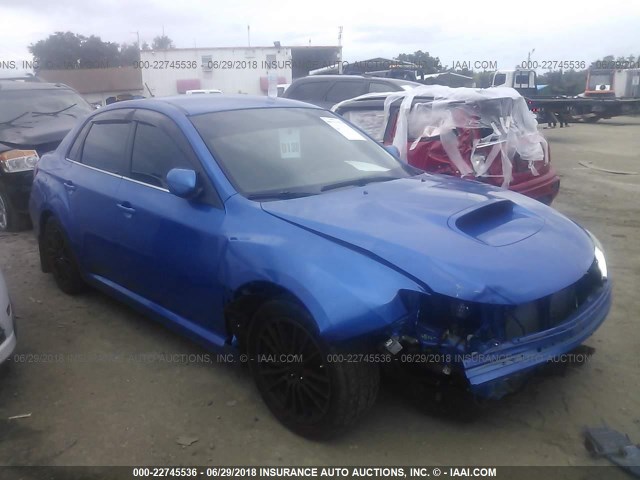 JF1GV7E61DG024025 - 2013 SUBARU IMPREZA WRX BLUE photo 1