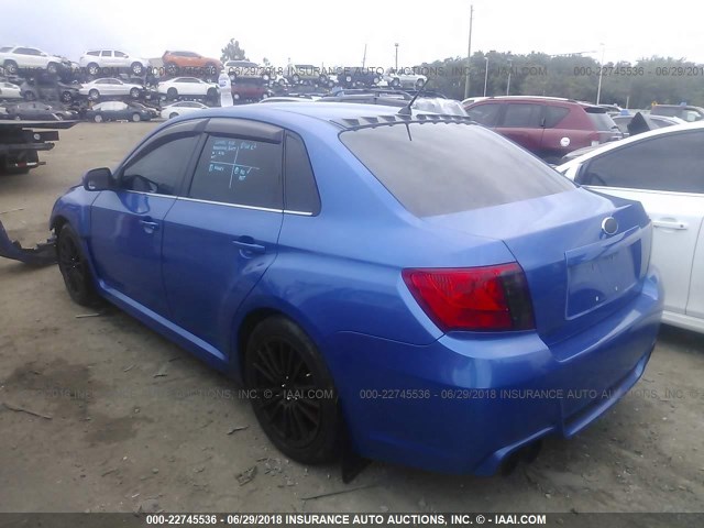 JF1GV7E61DG024025 - 2013 SUBARU IMPREZA WRX BLUE photo 3