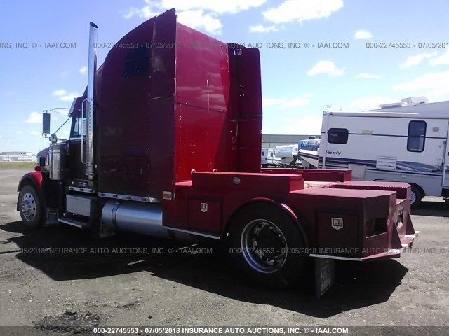 1FUPCSZB7YLF05478 - 2000 FREIGHTLINER CONVENTIONAL FLD120 RED photo 3