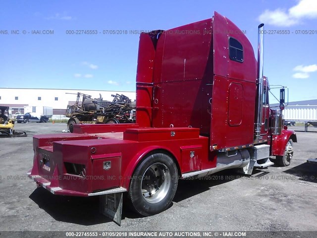 1FUPCSZB7YLF05478 - 2000 FREIGHTLINER CONVENTIONAL FLD120 RED photo 4