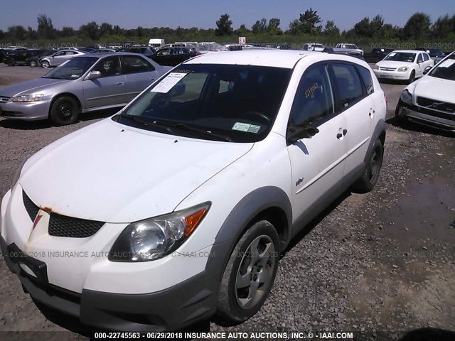 5Y2SM64843Z454963 - 2003 PONTIAC VIBE WHITE photo 2