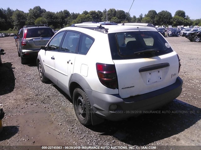 5Y2SM64843Z454963 - 2003 PONTIAC VIBE WHITE photo 3