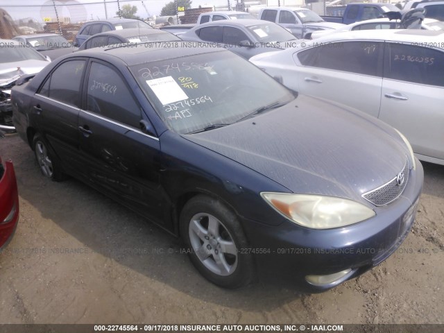 JTDBE32K530151981 - 2003 TOYOTA CAMRY LE/XLE Dark Blue photo 1