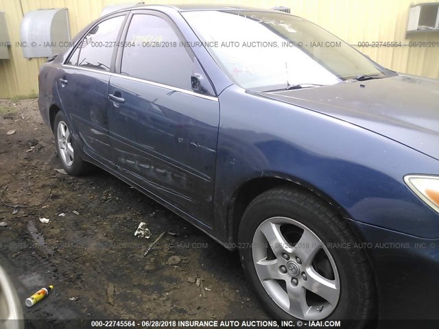 JTDBE32K530151981 - 2003 TOYOTA CAMRY LE/XLE Dark Blue photo 6