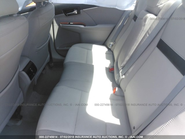 4T4BF1FK1CR193120 - 2012 TOYOTA CAMRY SE/LE/XLE WHITE photo 8