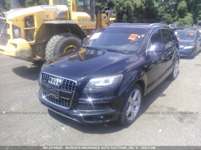 WA1DGAFE8CD001734 - 2012 AUDI Q7 PRESTIGE BLACK photo 2