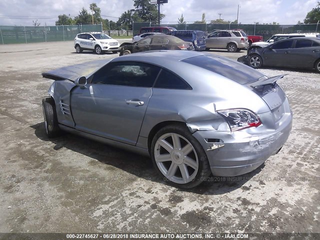 1C3AN69L54X001555 - 2004 CHRYSLER CROSSFIRE LIMITED SILVER photo 3