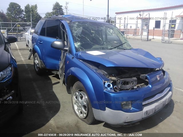 5GZCZ53434S826137 - 2004 SATURN VUE BLUE photo 6