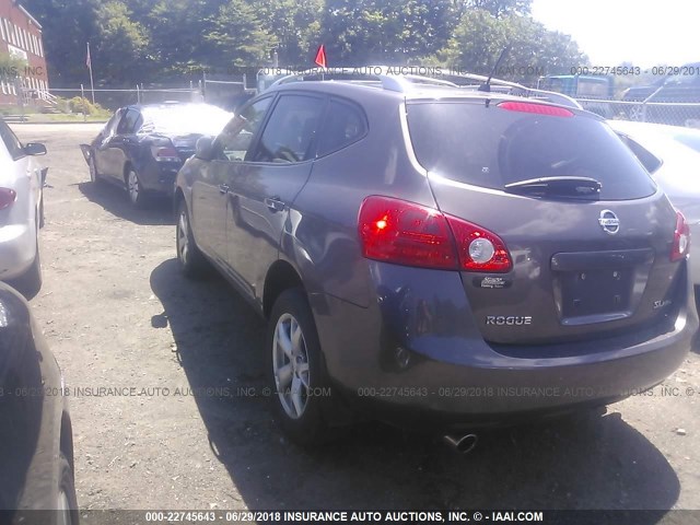 JN8AS58V69W187822 - 2009 NISSAN ROGUE S/SL GRAY photo 3