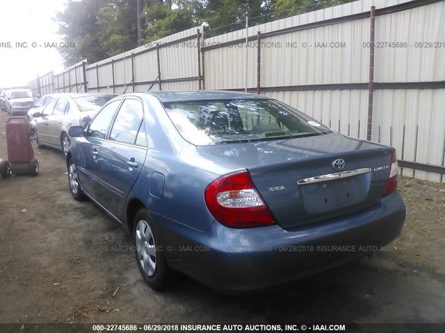 4T1BE32K04U865667 - 2004 TOYOTA CAMRY LE/XLE/SE Mavi foto 3