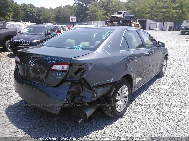 4T4BF1FK4ER396019 - 2014 TOYOTA CAMRY L/SE/LE/XLE 灰色 照片 4