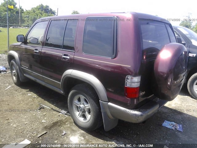 JACDJ58X117J10365 - 2001 ISUZU TROOPER S/LS/LIMITED 勃艮第红 照片 3