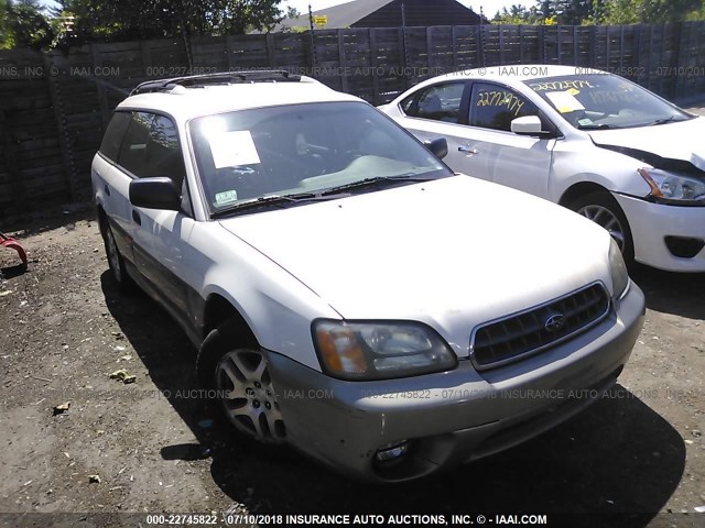 4S3BH675837635047 - 2003 SUBARU LEGACY OUTBACK AWP 白色 照片 1