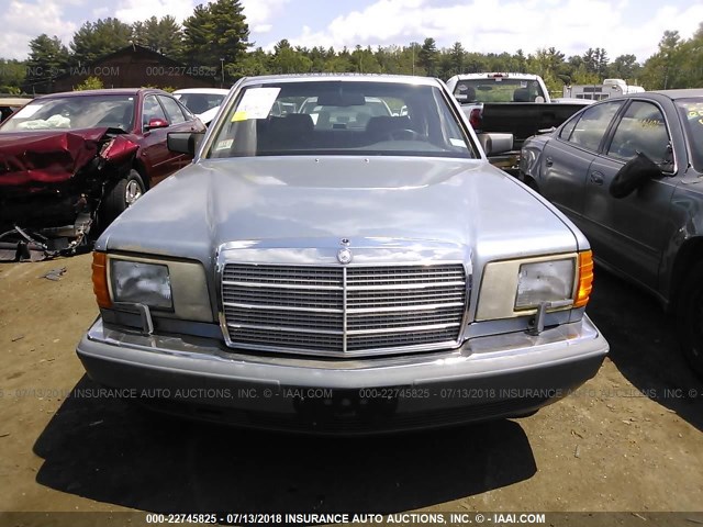 WDBCA39D4JA374624 - 1988 MERCEDES-BENZ 560 SEL BLUE photo 6