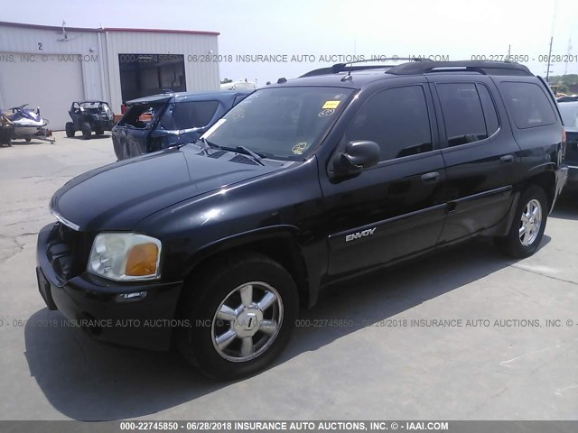 1GKET16S556158466 - 2005 GMC ENVOY XL BLACK photo 2