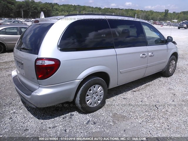 2A4GP44R56R905546 - 2006 CHRYSLER TOWN & COUNTRY LX SILVER photo 4