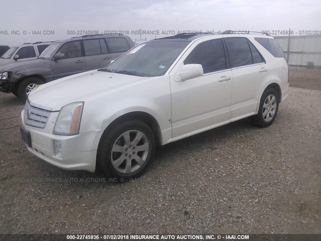 1GYEE63A360113779 - 2006 CADILLAC SRX WHITE photo 2