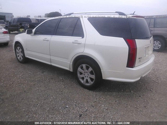 1GYEE63A360113779 - 2006 CADILLAC SRX WHITE photo 3