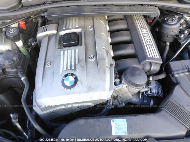 WBAVB175X6NK39202 - 2006 BMW 325 I AUTOMATIC SILVER photo 10