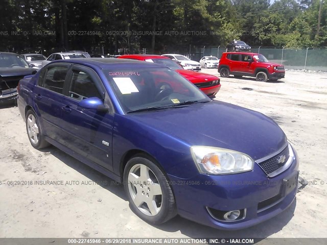 1G1ZW57177F239143 - 2007 CHEVROLET MALIBU SS BLUE photo 1