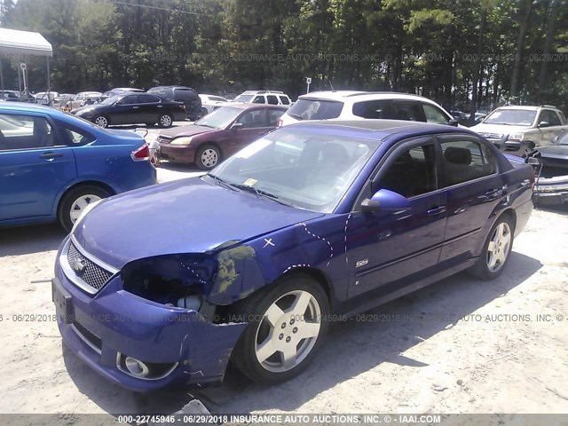 1G1ZW57177F239143 - 2007 CHEVROLET MALIBU SS ლურჯი ფოტო 2