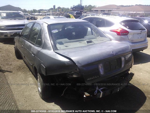 3N1CB51D61L493891 - 2001 NISSAN SENTRA XE/GXE GRAY photo 3