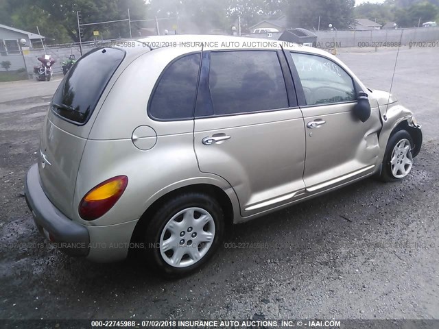 3C4FY48B72T385806 - 2002 CHRYSLER PT CRUISER CLASSIC GOLD photo 4