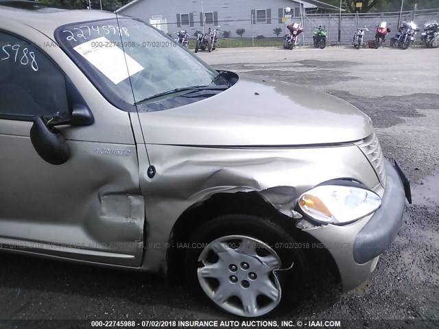 3C4FY48B72T385806 - 2002 CHRYSLER PT CRUISER CLASSIC 金色 照片 6