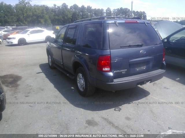 1FMZU73K93UC62139 - 2003 FORD EXPLORER XLT/XLT SPORT/NBX 蓝色 照片 3