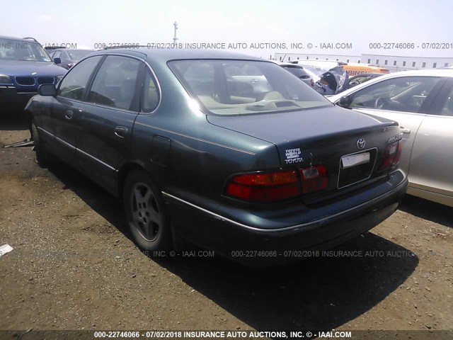 4T1BF18B3WU277077 - 1998 TOYOTA AVALON XL/XLS GREEN photo 3