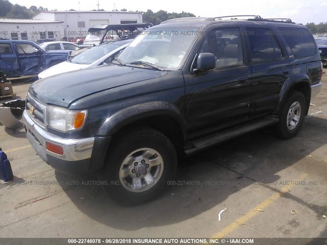 JT3HN87R4V0082916 - 1997 TOYOTA 4RUNNER LIMITED GREEN photo 2