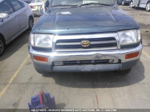 JT3HN87R4V0082916 - 1997 TOYOTA 4RUNNER LIMITED GREEN photo 6