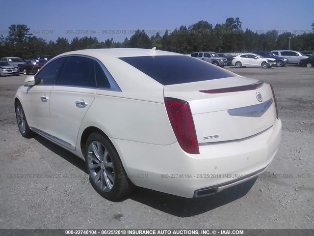 2G61P5S36D9210296 - 2013 CADILLAC XTS LUXURY COLLECTION WHITE photo 3