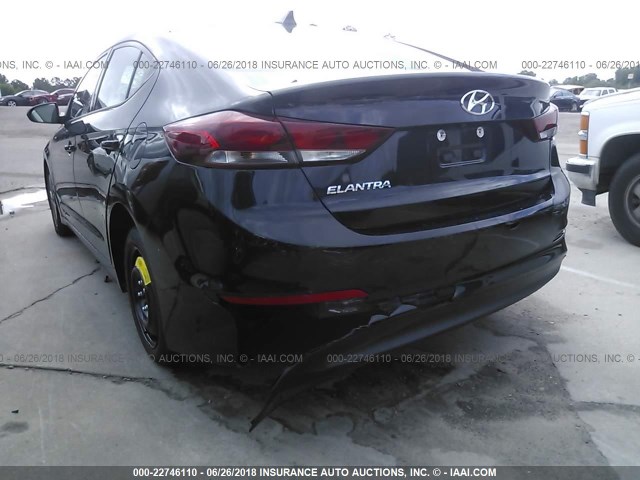 5NPD84LF5JH230090 - 2018 HYUNDAI ELANTRA SEL/VALUE/LIMITED BLACK photo 6