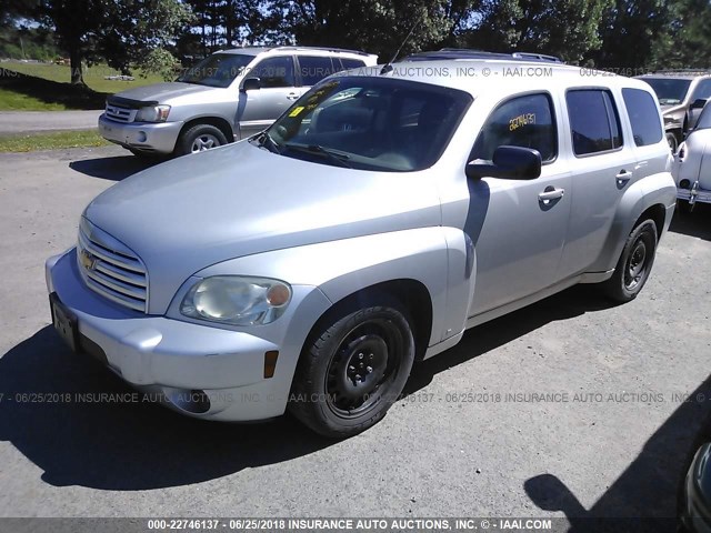 3GNBAADB3AS510674 - 2010 CHEVROLET HHR LS SILVER photo 2