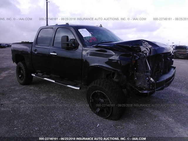 3GCPCSE03DG126896 - 2013 CHEVROLET SILVERADO C1500 LT BLACK photo 1