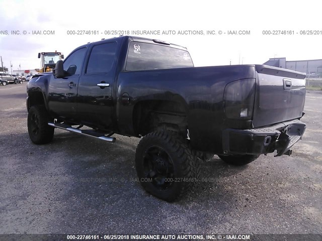 3GCPCSE03DG126896 - 2013 CHEVROLET SILVERADO C1500 LT Schwarz Foto 3