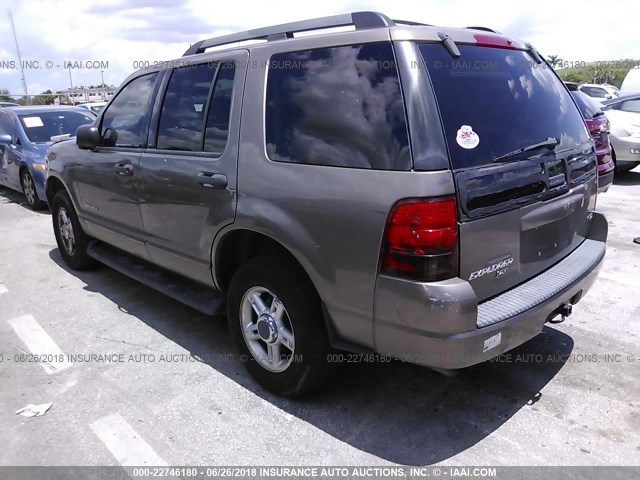 1FMZU63K65UA07199 - 2005 FORD EXPLORER XLT/XLT SPORT/NBX 金色 照片 3