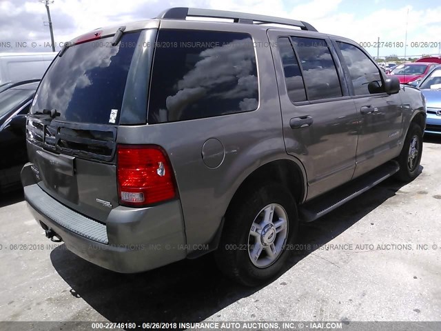 1FMZU63K65UA07199 - 2005 FORD EXPLORER XLT/XLT SPORT/NBX 金色 照片 4
