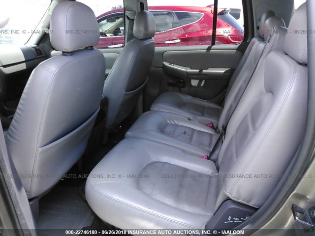 1FMZU63K65UA07199 - 2005 FORD EXPLORER XLT/XLT SPORT/NBX 金色 照片 8