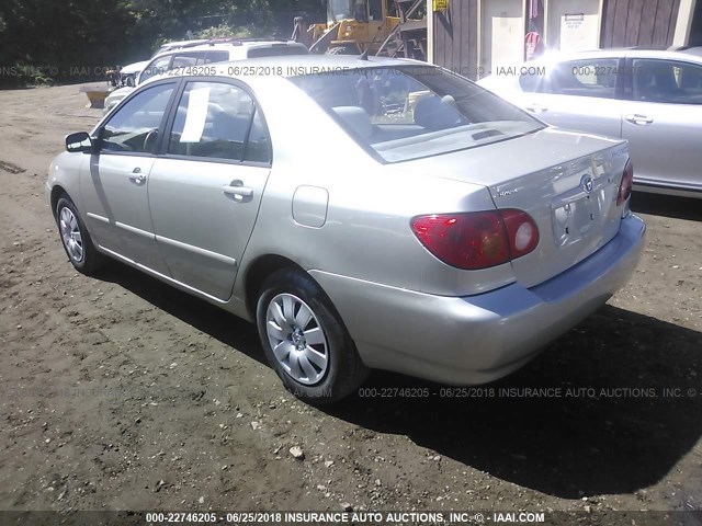 2T1BR32E84C174807 - 2004 TOYOTA COROLLA CE/LE/S SILVER photo 3