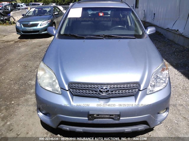 2T1LR30E25C490910 - 2005 TOYOTA COROLLA MATRIX XR BLUE photo 6