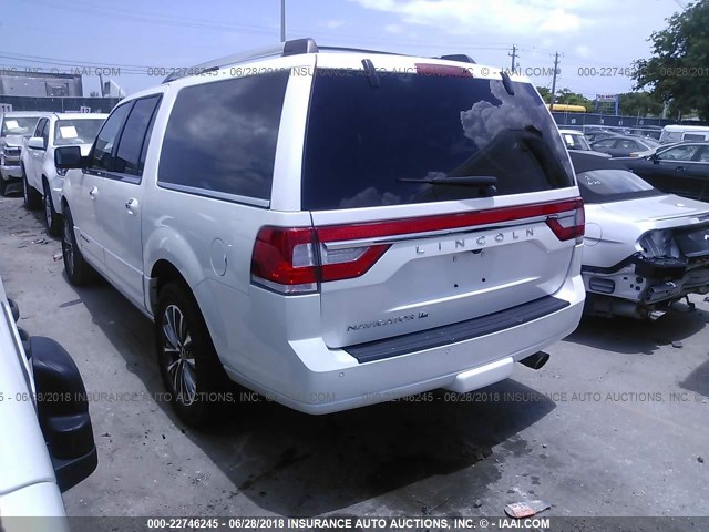 5LMJJ3JT7HEL06423 - 2017 LINCOLN NAVIGATOR L/SELECT თეთრი ფოტო 3