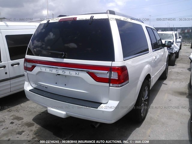 5LMJJ3JT7HEL06423 - 2017 LINCOLN NAVIGATOR L/SELECT თეთრი ფოტო 4